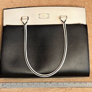 Kate Spade Black and Cream Tote